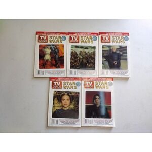 TV Guide May 1-7 2005 Complete Lot Of Star Wars Special Tribute Hologram Covers